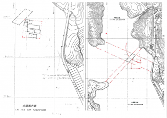 Tytam Took Village old map (source HKSAR survey map)